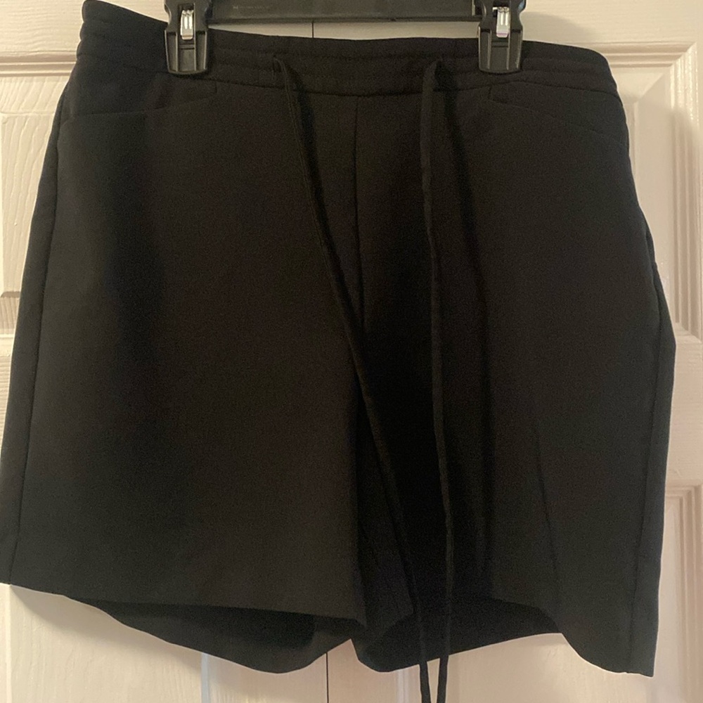 INC slip on shorts with side pockets and tie waist